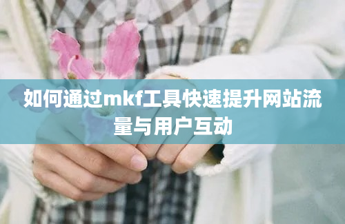 如何通过mkf工具快速提升网站流量与用户互动