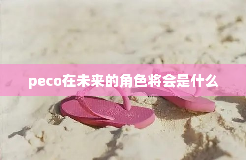 peco在未来的角色将会是什么