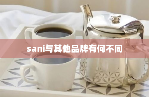 sani与其他品牌有何不同