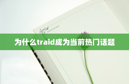 为什么traid成为当前热门话题