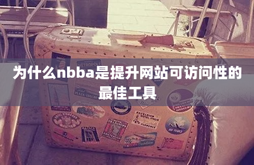 为什么nbba是提升网站可访问性的最佳工具