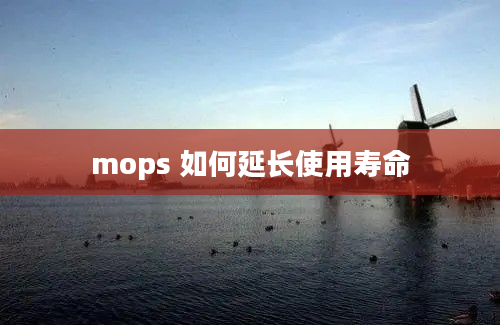 mops 如何延长使用寿命