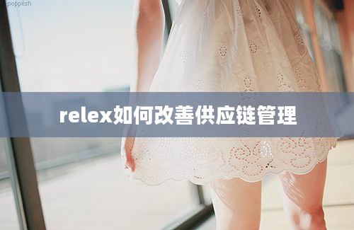 relex如何改善供应链管理