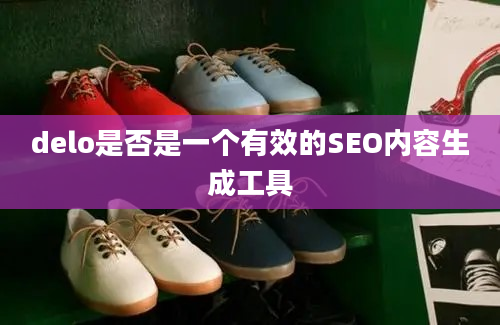 delo是否是一个有效的SEO内容生成工具