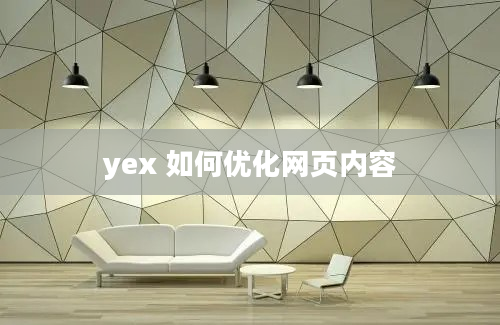 yex 如何优化网页内容