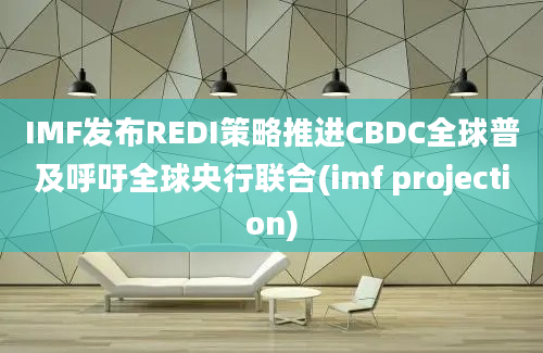 IMF发布REDI策略推进CBDC全球普及呼吁全球央行联合(imf projection)