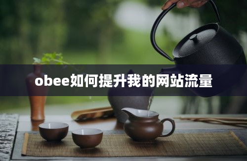 obee如何提升我的网站流量