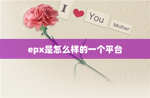 epx是怎么样的一个平台