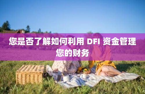 您是否了解如何利用 DFI 资金管理您的财务