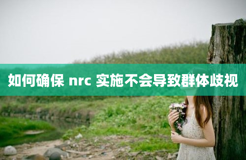 如何确保 nrc 实施不会导致群体歧视