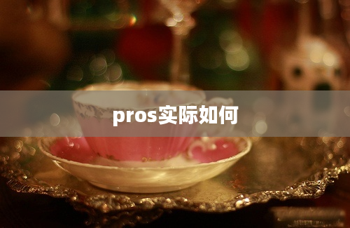 pros实际如何