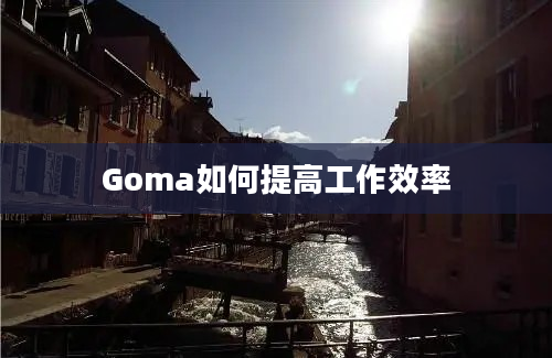 Goma如何提高工作效率