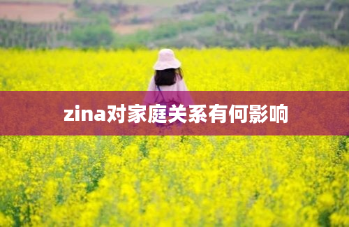 zina对家庭关系有何影响