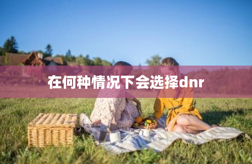 在何种情况下会选择dnr