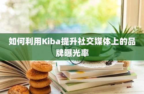 如何利用Kiba提升社交媒体上的品牌曝光率