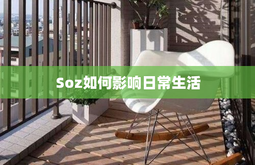 Soz如何影响日常生活