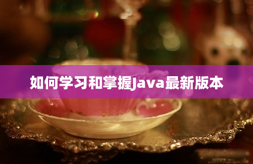 如何学习和掌握Java最新版本