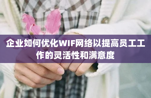 企业如何优化WIF网络以提高员工工作的灵活性和满意度