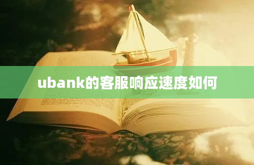 ubank的客服响应速度如何