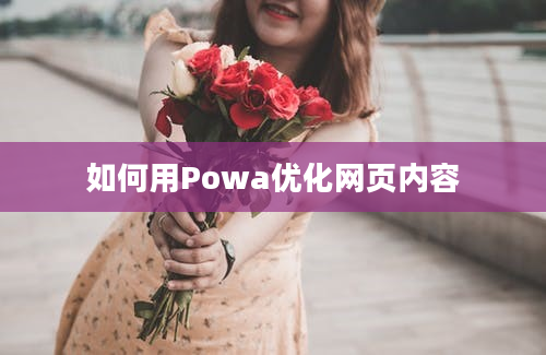 如何用Powa优化网页内容