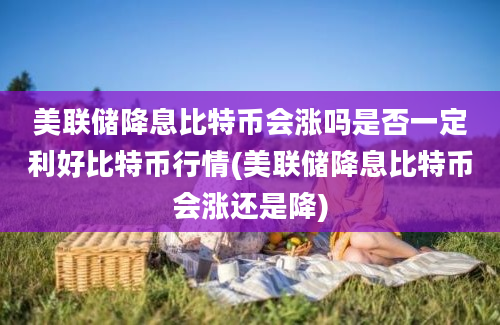 美联储降息比特币会涨吗是否一定利好比特币行情(美联储降息比特币会涨还是降)