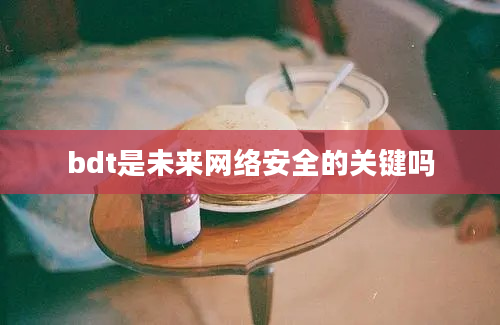 bdt是未来网络安全的关键吗