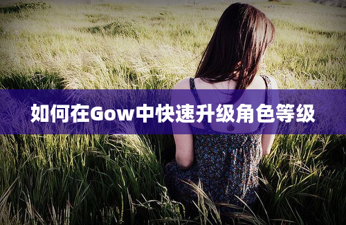 如何在Gow中快速升级角色等级