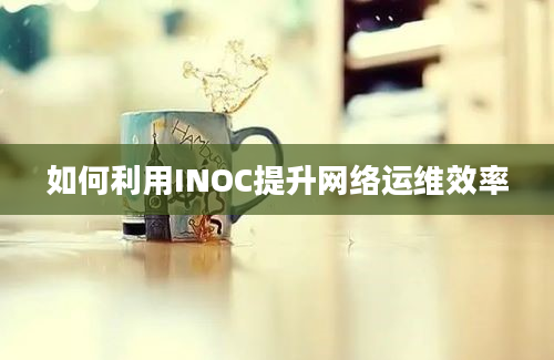 如何利用INOC提升网络运维效率