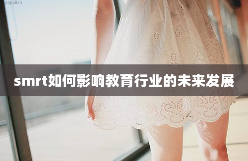 smrt如何影响教育行业的未来发展