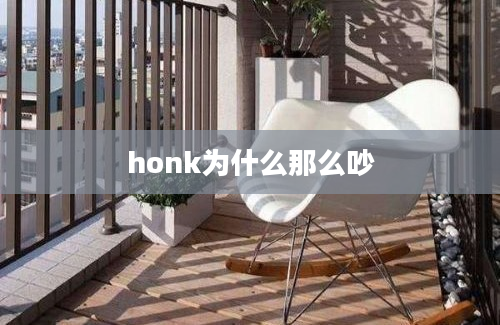 honk为什么那么吵