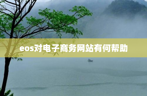 eos对电子商务网站有何帮助