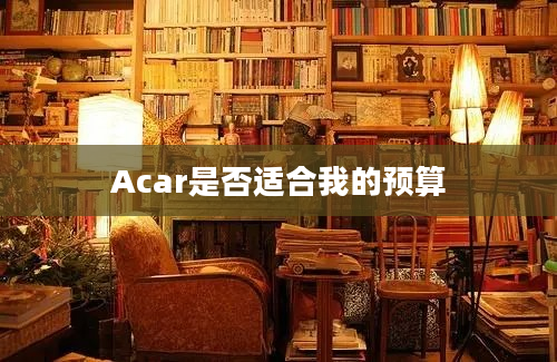 Acar是否适合我的预算