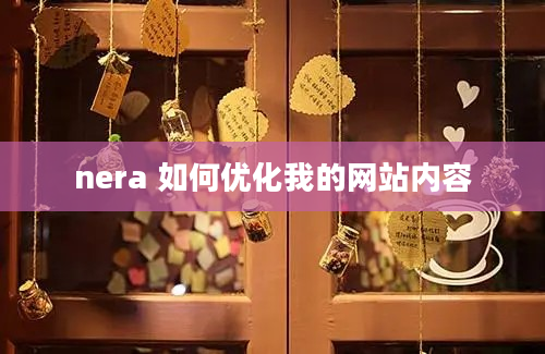 nera 如何优化我的网站内容