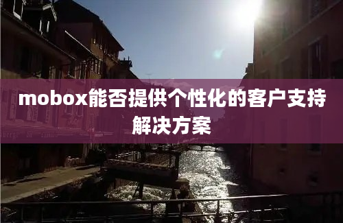 mobox能否提供个性化的客户支持解决方案