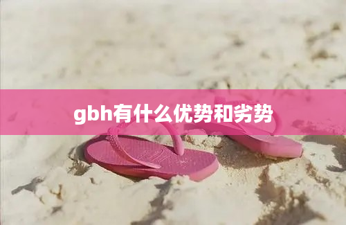 gbh有什么优势和劣势