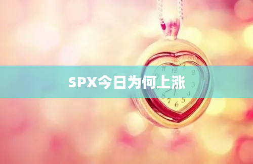 SPX今日为何上涨