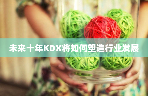 未来十年KDX将如何塑造行业发展