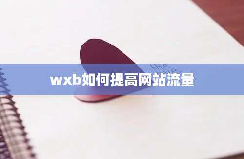 wxb如何提高网站流量