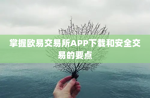 掌握欧易交易所APP下载和安全交易的要点