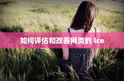 如何评估和改善网页的 lce