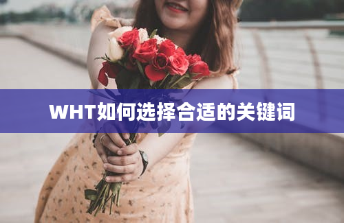 WHT如何选择合适的关键词