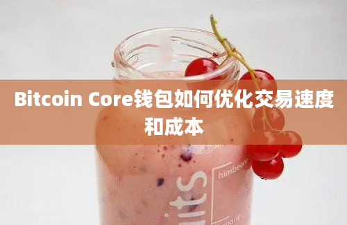 Bitcoin Core钱包如何优化交易速度和成本