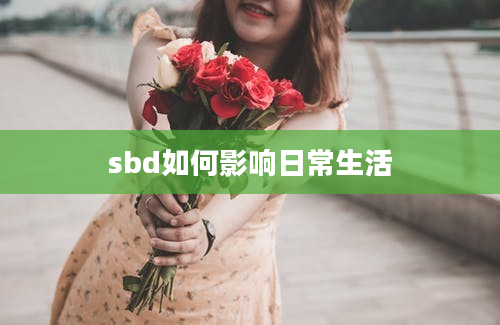 sbd如何影响日常生活