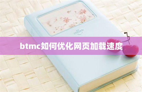 btmc如何优化网页加载速度