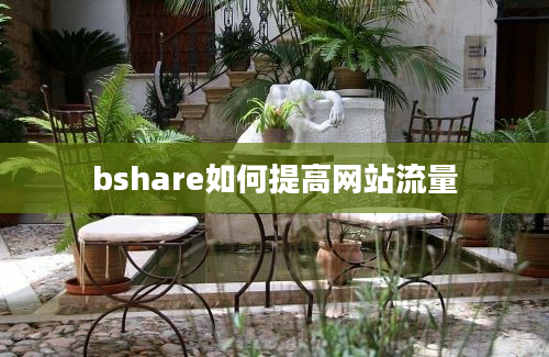 bshare如何提高网站流量