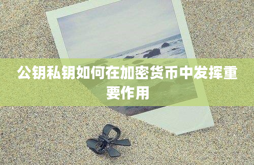 公钥私钥如何在加密货币中发挥重要作用