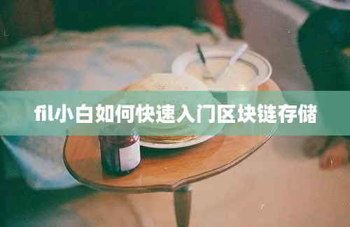 fil小白如何快速入门区块链存储