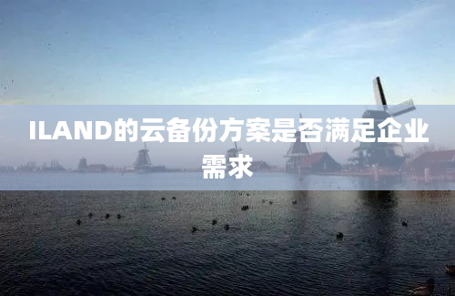 ILAND的云备份方案是否满足企业需求