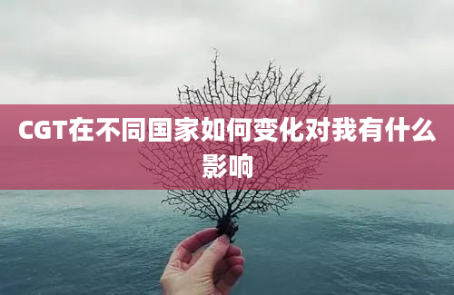 CGT在不同国家如何变化对我有什么影响