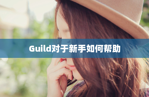 Guild对于新手如何帮助